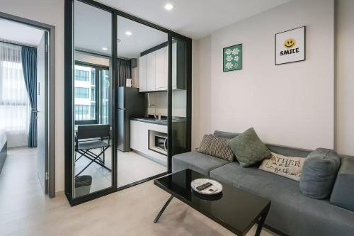 Kuchyň nebo kuchyňský kout v ubytování The Base酒店民宿预订 市中心 游泳池 健身房 海滩 度假屋 A-9F