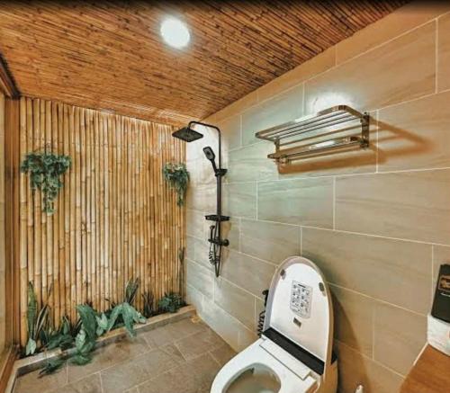 Koupelna v ubytování Querencia Villa