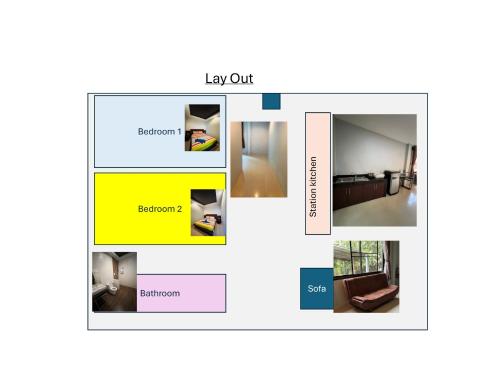 Ένα ή περισσότερα κρεβάτια σε δωμάτιο στο RoominVilla2bed1bathsharepoolwithtentoaonangbeachbyscooter