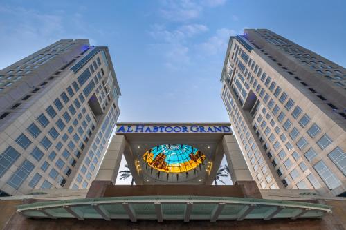 a view of the alathodor grand hotel at Al Habtoor Grand Resort, Autograph Collection in Dubai