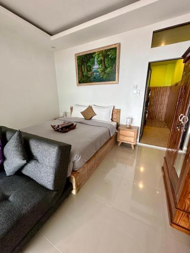 Χώρος καθιστικού στο Dewata Beach House