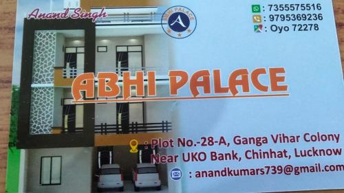 a box of a model of a house at Hotel Abhi family guest house in Lucknow