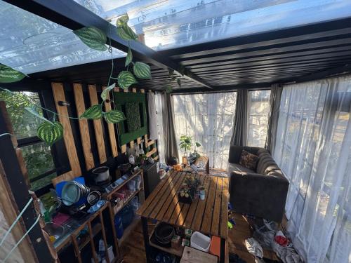 Balkón nebo terasa v ubytování The Glass house