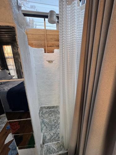 Koupelna v ubytování The Glass house