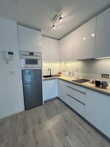 Kuchyň nebo kuchyňský kout v ubytování Hub Palace