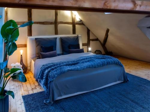 Postel nebo postele na pokoji v ubytování N5Quartier