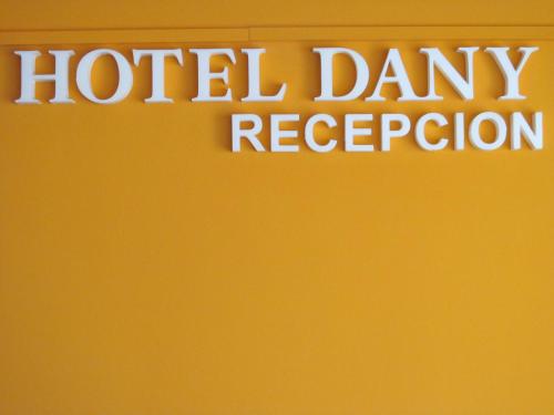 El plano del piso de Hotel Dany