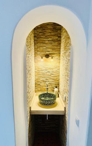 Koupelna v ubytování Riad El Sultan