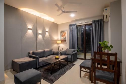 Posezení v ubytování BedChambers Serviced Apartment, Medicity