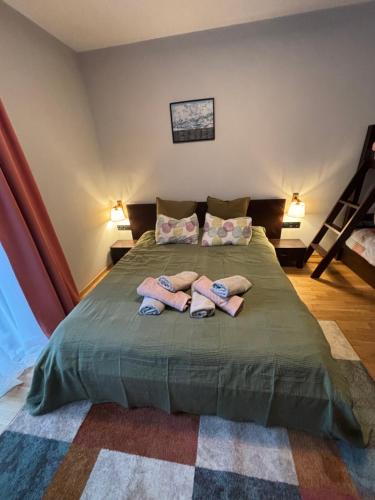 Ένα ή περισσότερα κρεβάτια σε δωμάτιο στο Ski-in ski-SPA at Mountain View