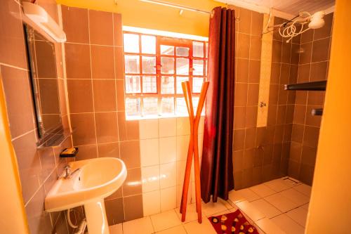 Koupelna v ubytování RUN'IX ATHLETIC CENTER