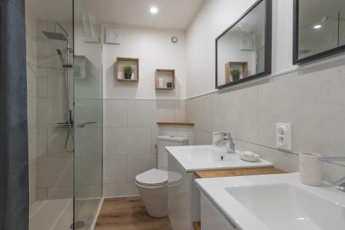 Koupelna v ubytování La Bignone - Avec jardin et terrasse