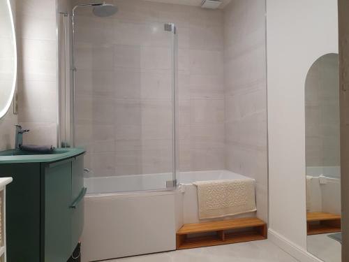 Koupelna v ubytování L'Alchimiste Centre d'Epernay