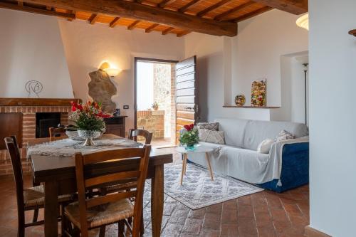 Posezení v ubytování Villa Tiberini Wine Relais