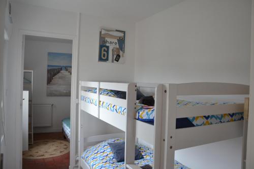 Postel nebo postele na pokoji v ubytování La Belle Aultoise, 4 chambres, WIFI, Vue mer, Baie de Somme