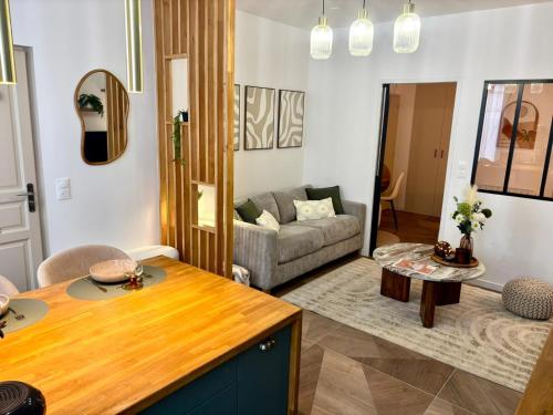 Posezení v ubytování Le Sienna - Centre ville et gare