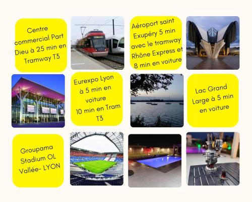 Fotografie z fotogalerie ubytování Villa - piscine sans vis à vis v destinaci Meyzieu