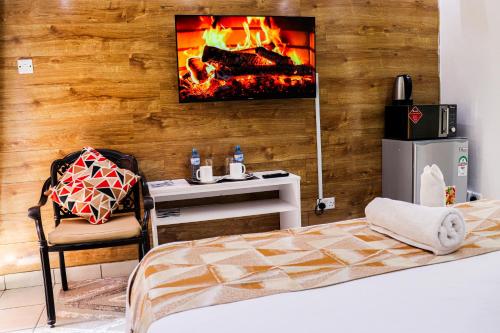 Postel nebo postele na pokoji v ubytování Rio Eco Gardens Hotel