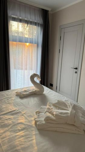 Llit o llits en una habitació de Chalet