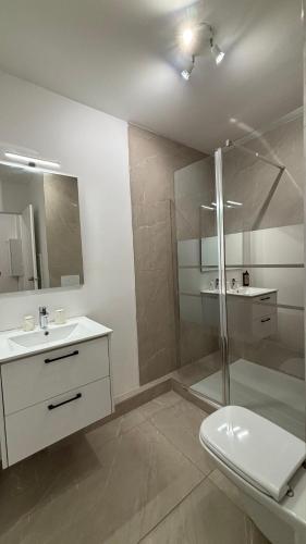 Koupelna v ubytování Cit'Hotel Primo Colmar Centre