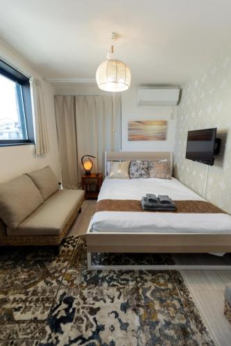 Tokyo Skytree 402 Bali-Style Double bed Bath & WC