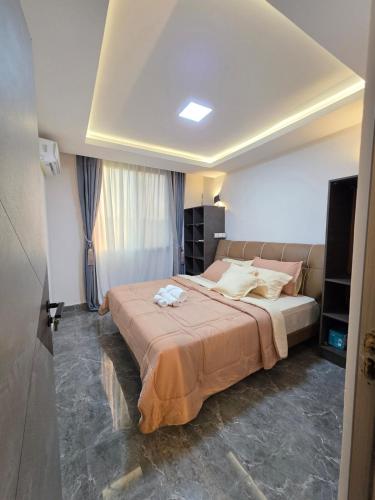 Postel nebo postele na pokoji v ubytování Furnished apartment in Macampagne