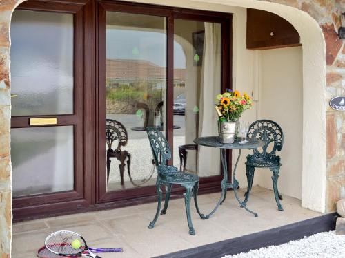 Rõdu või terrass majutusasutuses Chynoweth