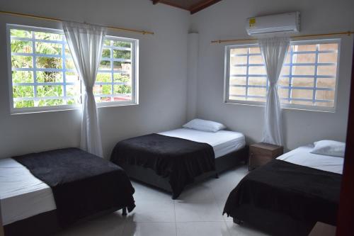 Postel nebo postele na pokoji v ubytování Apartamento Villa Alba