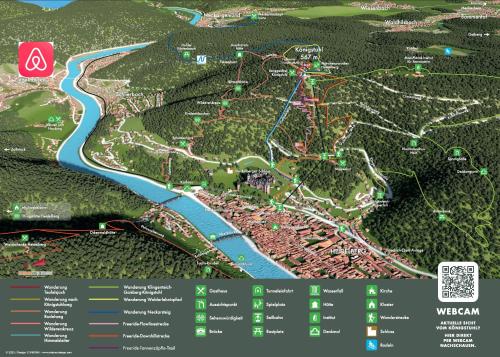 a map of the wizarding world of walt disney world at Willkommen in Ihrem Luxus-Penthouse in Ziegelhausen