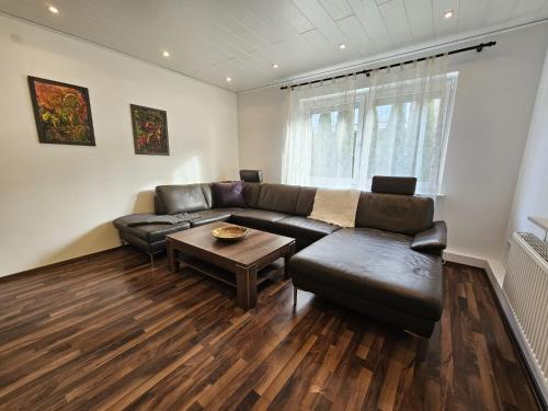 Ein Sitzbereich in der Unterkunft Ferien mit der ganzen Familie