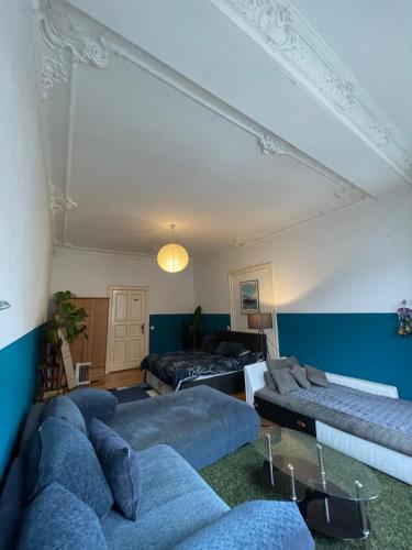 Χώρος καθιστικού στο Urban Grand Suite