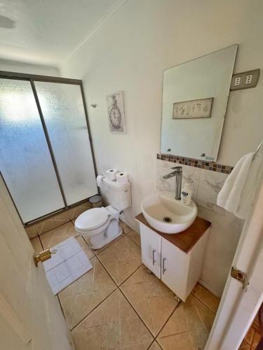 Ένα μπάνιο στο Hualcapo Mistico Getaway