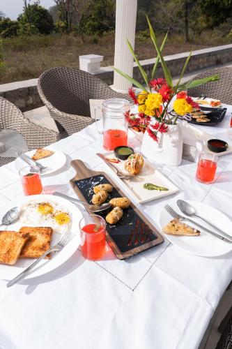 Mad i villaen eller i nærheden