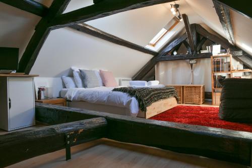 Postel nebo postele na pokoji v ubytování Casa Mialy - Clim Wifi Terrasse