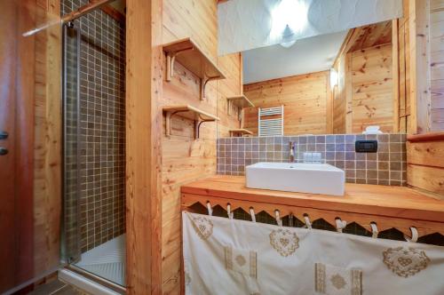 Koupelna v ubytování Genziana