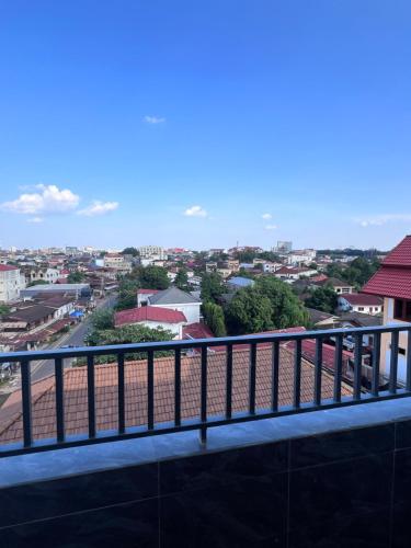 Balkón nebo terasa v ubytování PANDA HOTEL Vientiane