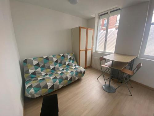 Χώρος καθιστικού στο Le pied du Beffroi d'Arras