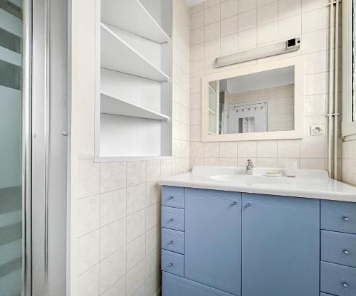 Ένα μπάνιο στο Vue panoramique sur la plage, grand T2