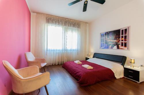 Giường trong phòng chung tại Cà Milla