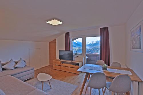 Χώρος καθιστικού στο Ferienwohnungen Tiroler Alpenhof