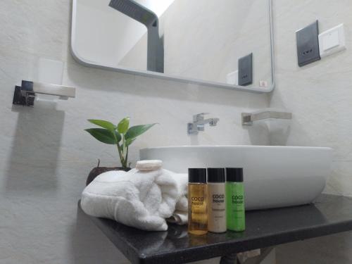 Koupelna v ubytování COCO house