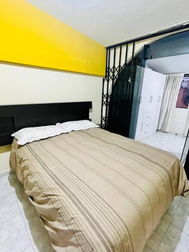 Ένα ή περισσότερα κρεβάτια σε δωμάτιο στο Private Room in Family House