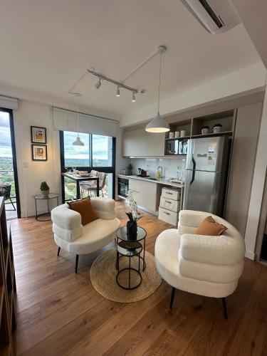 Una cocina o kitchenette en More deluxe sol