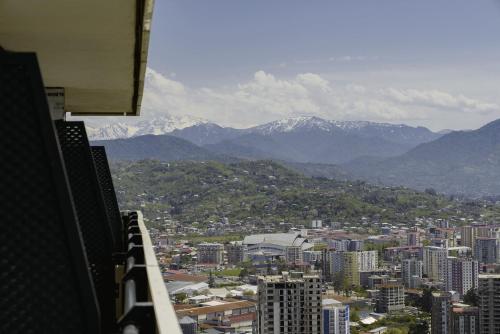 Γενική θέα στο βουνό ή θέα στο βουνό από  αυτό το ξενοδοχείο διαμερισμάτων