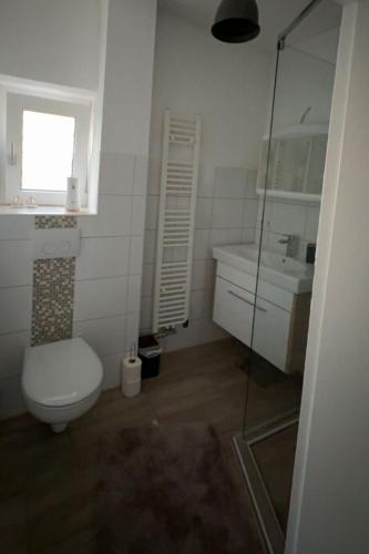 Koupelna v ubytování Ferienwohnung