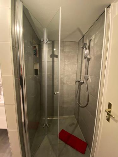 Koupelna v ubytování Ruhiges Apartment nahe Innenstadt und Kliniken