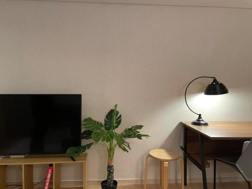 Μια τηλεόραση ή/και κέντρο ψυχαγωγίας στο 인천공항 게스트하우스