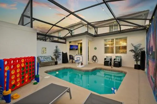 Free waterpark private heated pool near Disney photo 1