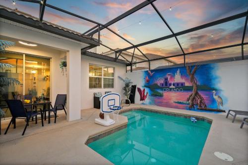 Free waterpark private heated pool near Disney photo 49