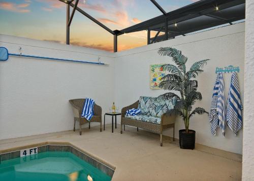Free waterpark private heated pool near Disney photo 52